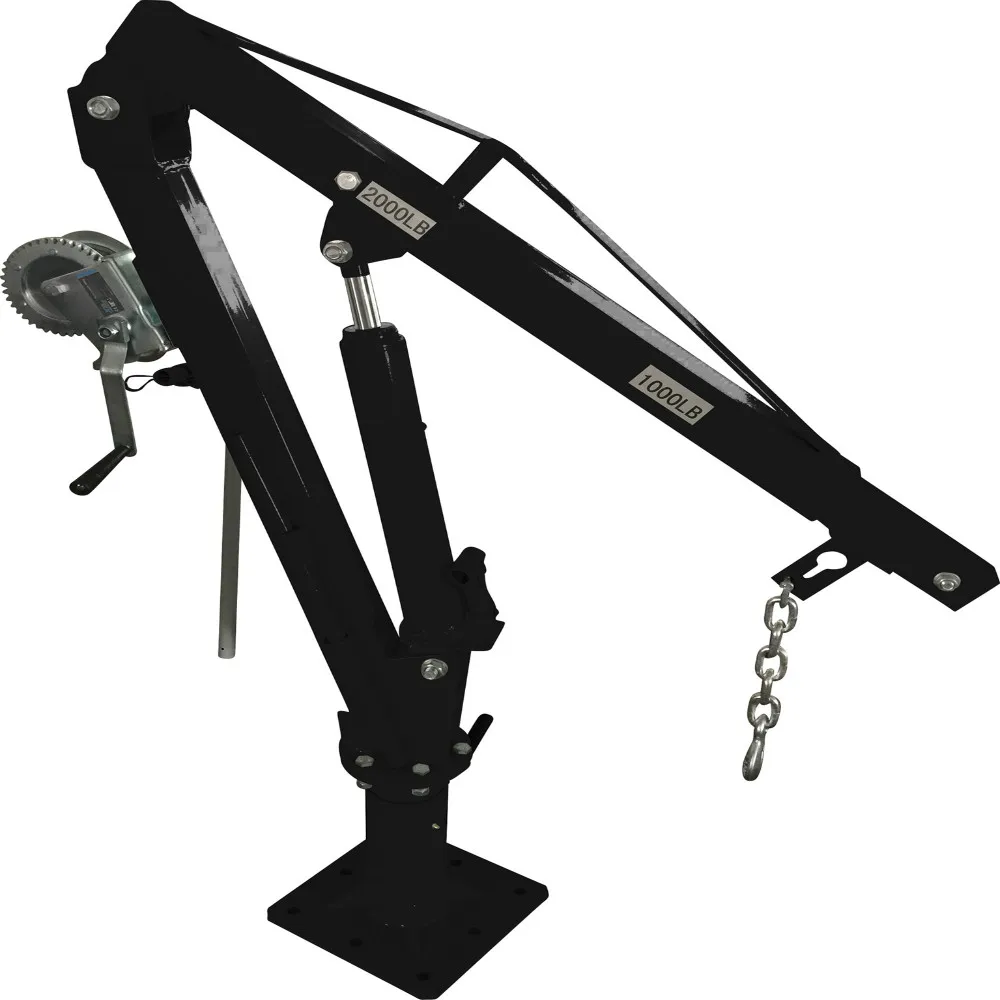 Hot Sell Hydraulic Portable Truck Pickup Engine Hoist Crane