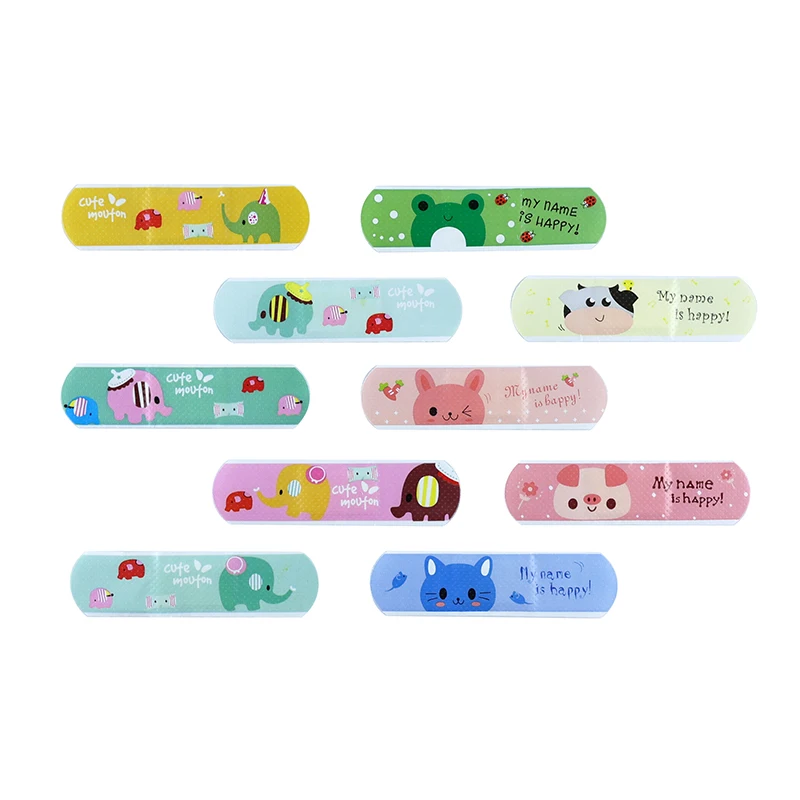 Medical Customize Hemostatic plaster 72*19mm PE Waterproof cartoon wound plaster