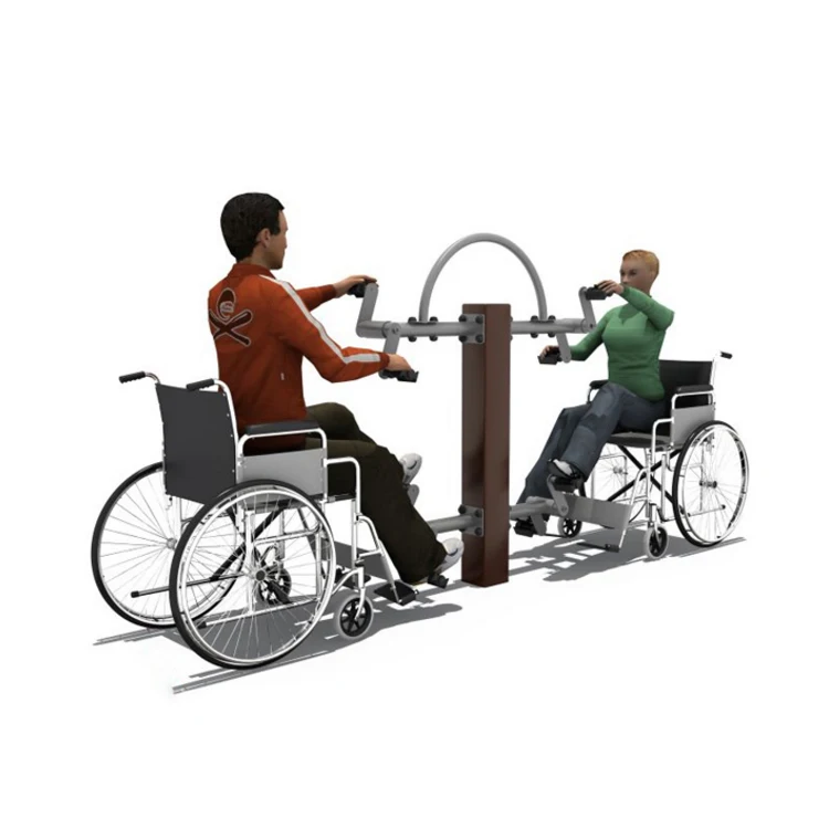Disabled Outdoor Fitness Gym Equipment Machine Amusement Park Exercise Fitness Equipment for Wholesale