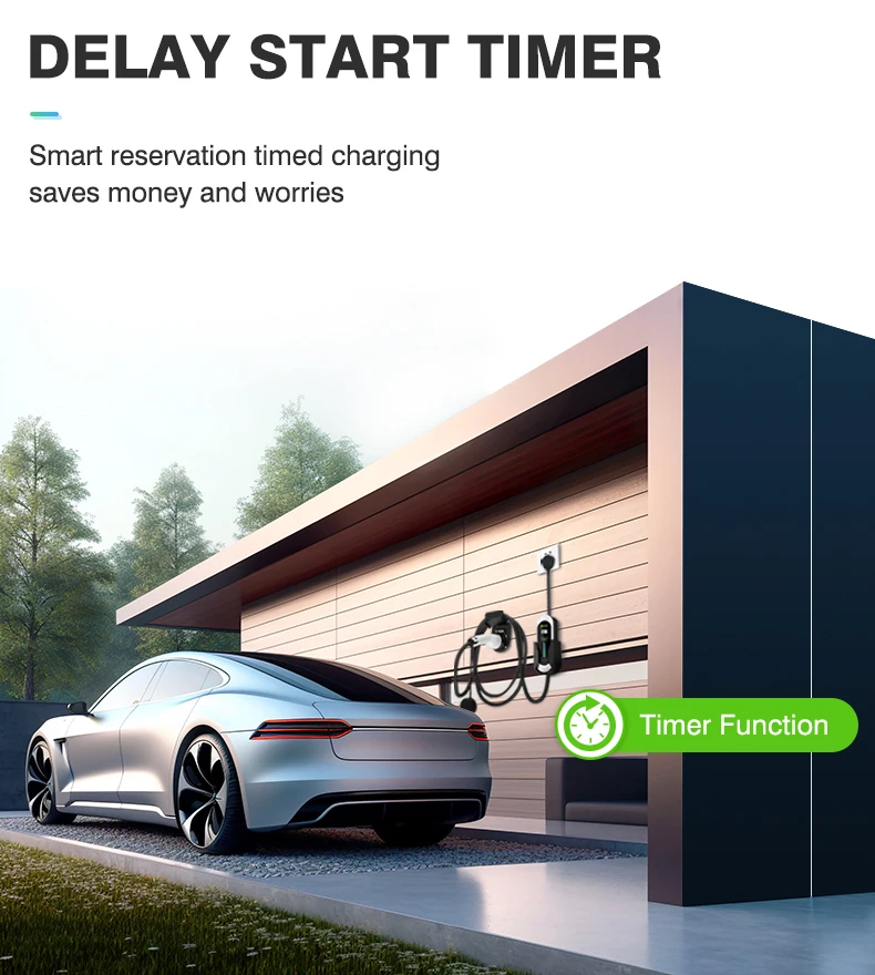 32A GBT charger 22kw Zencar Model E GB Mobile ev Chargers connector with temperature sensor