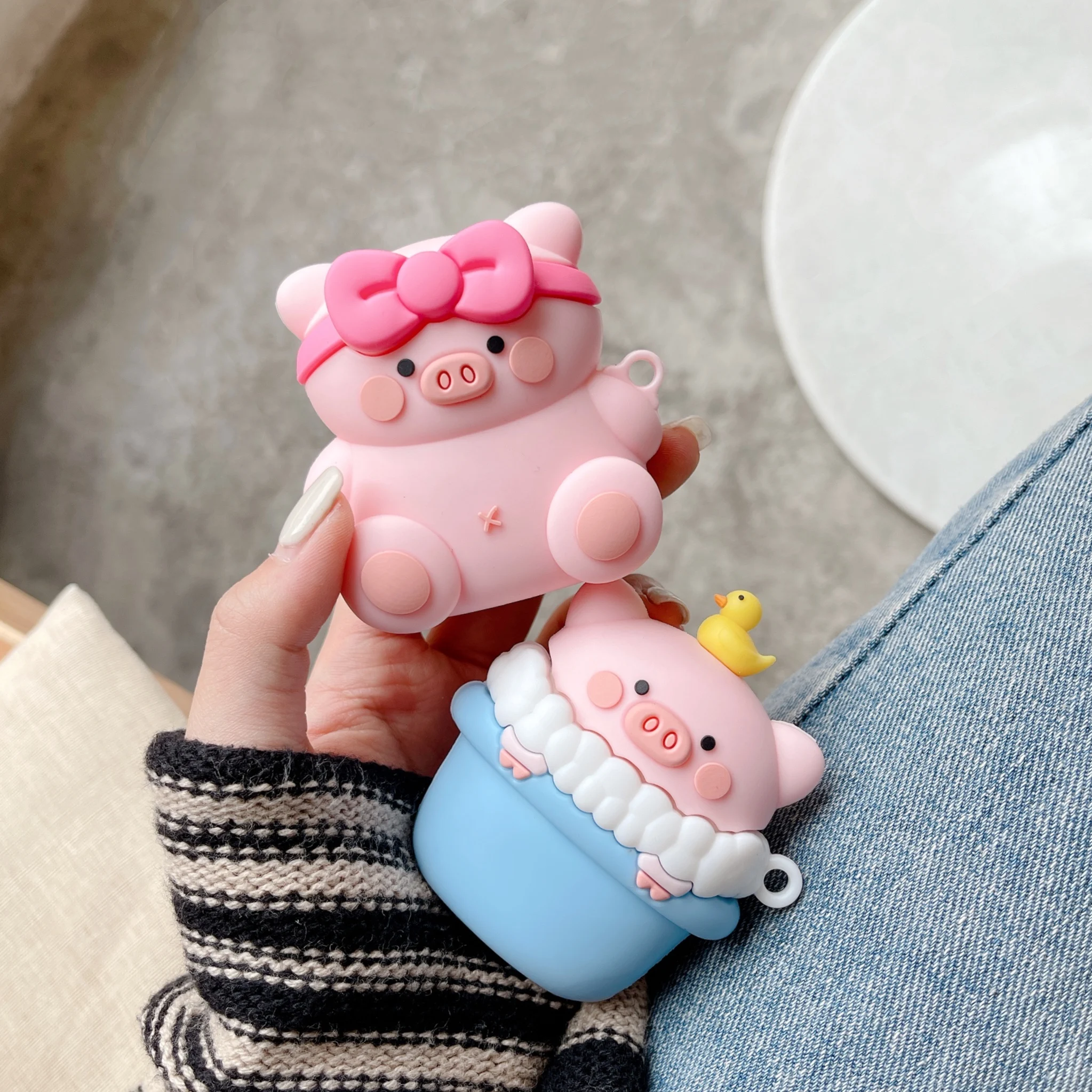  Лидер продаж 3D милый мультяшный чехол для Airpod сумка беспроводных наушников Airpods 1 2 силиконовый от