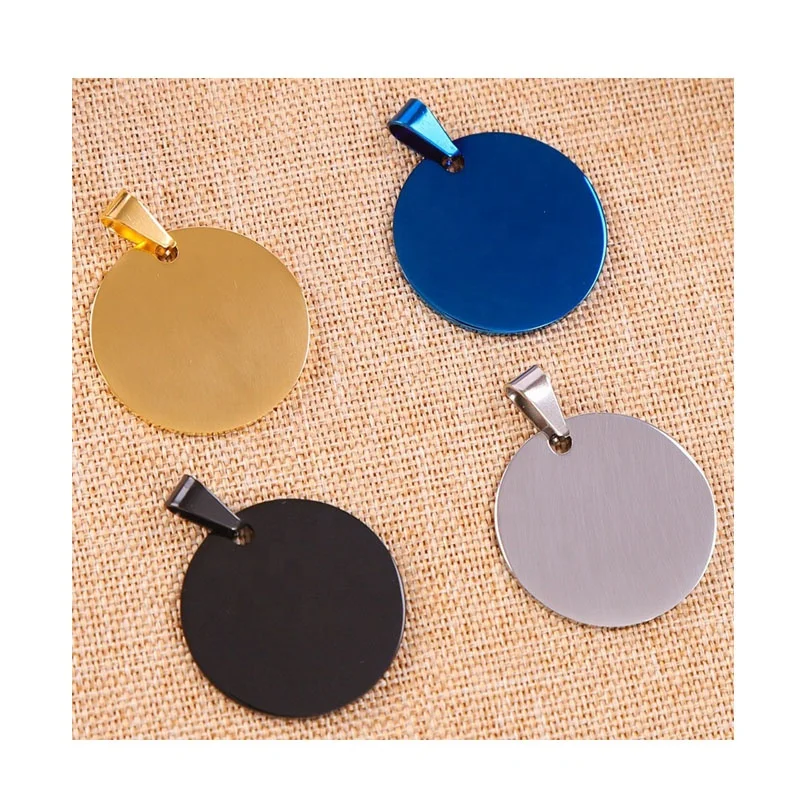 Custom Made Anodized Aluminum Alloy Stainless Steel Metal Anti Lost Dog ID Copper Tag