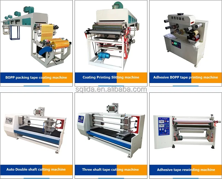 Adhesive BOPP tape machine