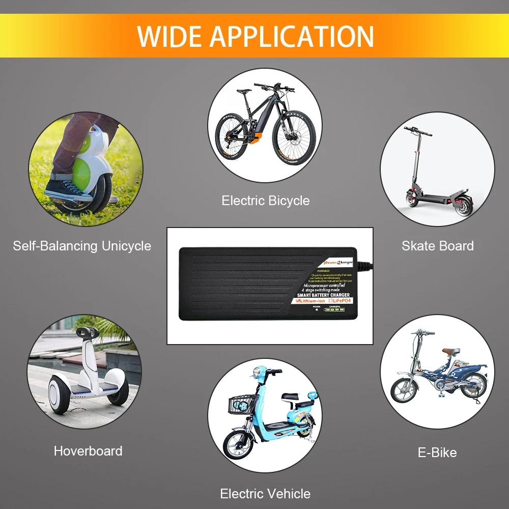 Зарядное устройство для литий-ионных аккумуляторов, 12 В, 24 В, 42 в