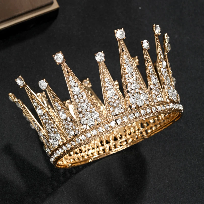 
Fashion Crowns Wedding And Pageant Bridal Kids Birthday Crystal Headband Zircon Bride Rhinestone Beauty Woman Queen Crown Tiaras 