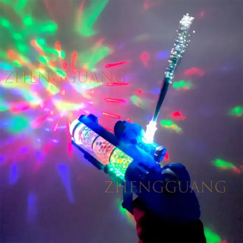 Zhengguang Toys Hot Selling Wholesale Plastic Projection Toy Gun Kids Electric Vocal Gun Toy With Lights