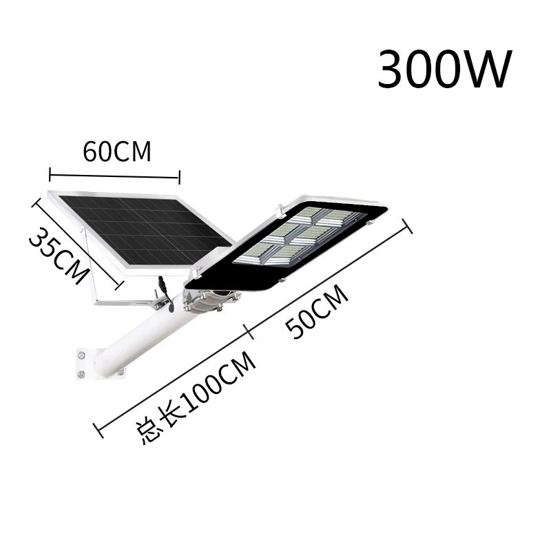  Уличный 50 Вт 100w 150w 200w 300w 500w СИД солнечный уличный свет ip65 водонепроницаемый фонарь на солнечных батареях огни с пультом дистанционного
