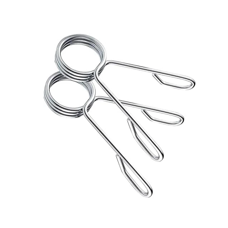 Bars Spring Collar Clips for Dumbbell Barbell Clamp Bar Gym Bags Customized Packing