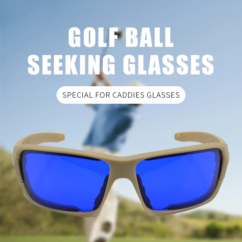 Anlorr Outdoor Golf Ball Finder Glasses UV Eye Protection Golf Accessories Blue Lenses casual sunglasses