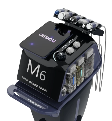 M6 Multifunctional Small Bubble Integrated Whitening Skin Nourishing Oxygen Blackhead Remover Jet Facial Beauty Machine