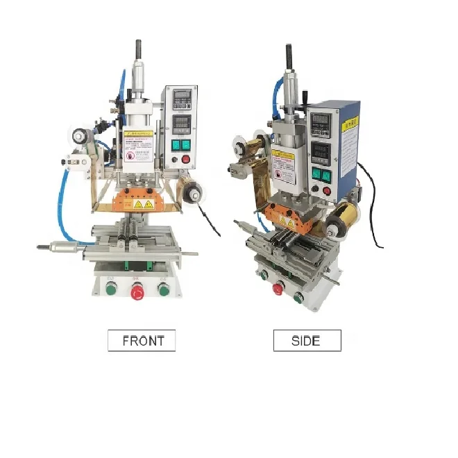 Automatic Hot Foil Stamping printing Machine Cosmetic bottles perfume jar Pens pencil Glass Bottles Round Bottle logo cap