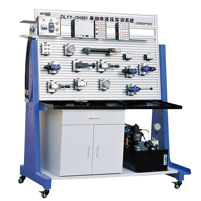 fluid lab TVET technical vocational school training bench  Didactic engineer teaching model hydraulique training bench