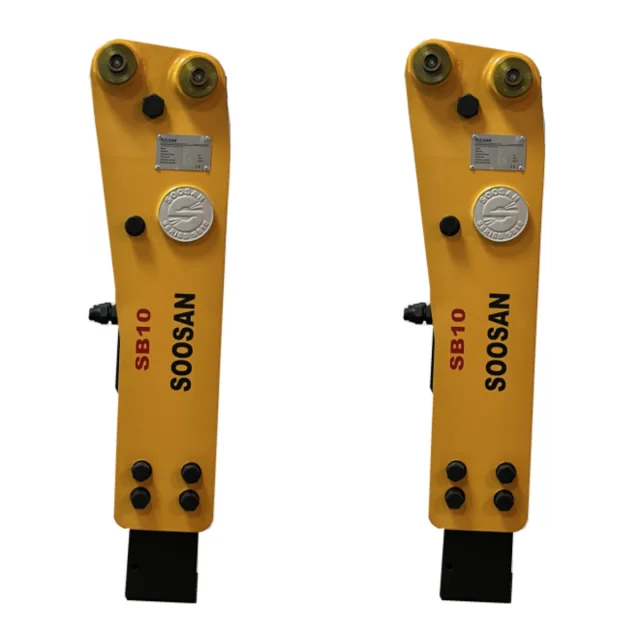 Manufacturer Supplier  Hydraulic Breakers SOOSAN  SB 10 TOP Type With Chisel 140mm For Excavator 3 to 26 Tons