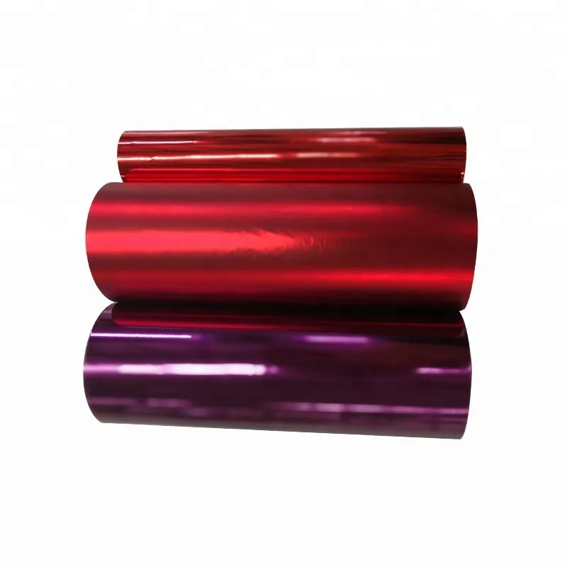 Manufacturer BOPP  Iridescent Rainbow Metalized Thermal Laminating Film  For Packaging Material