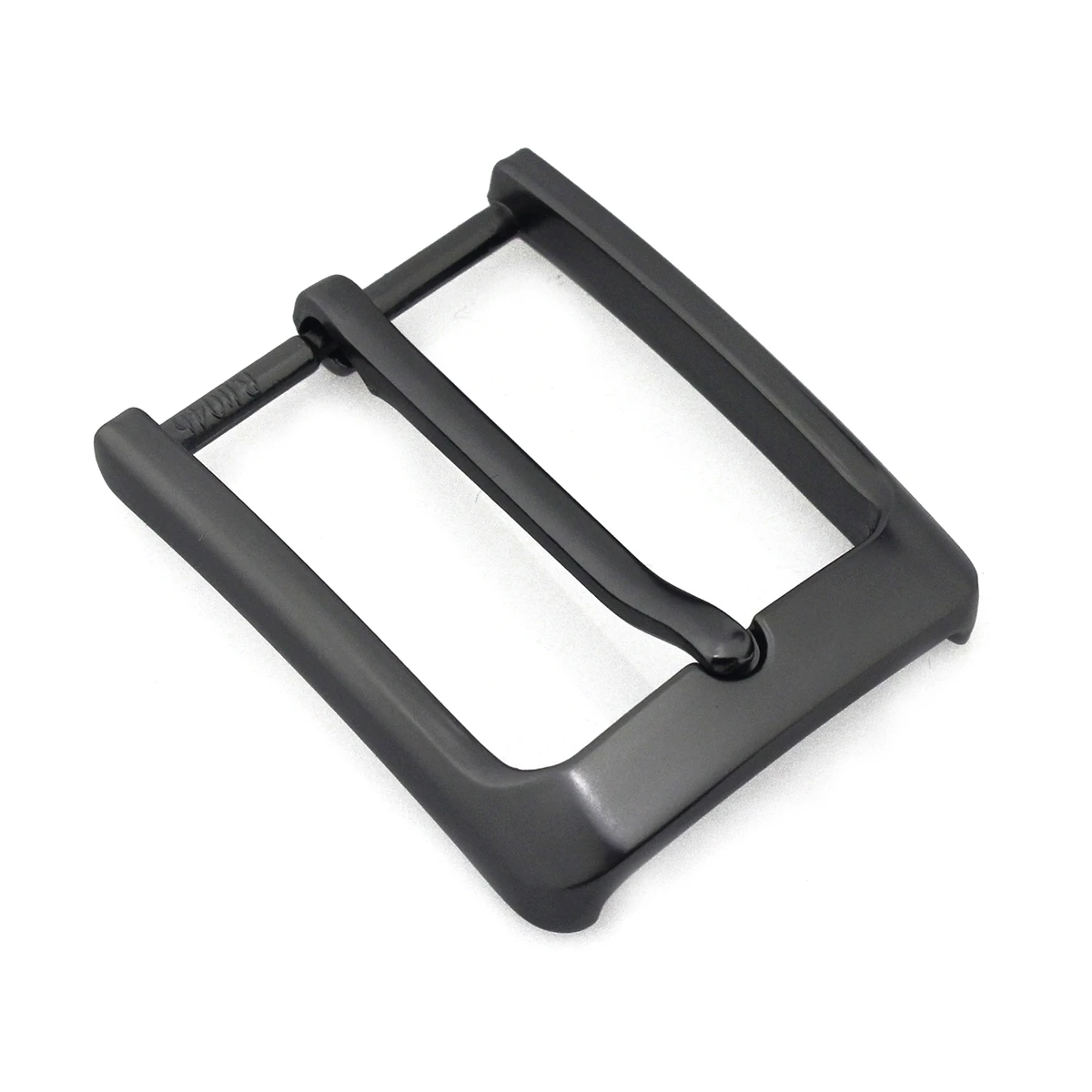 Metal Belt Buckle 35mm Gun Black Single Pin Buckle Jeans Waistband Buckles For 32mm-34cm Belt Leather Craft Accessories