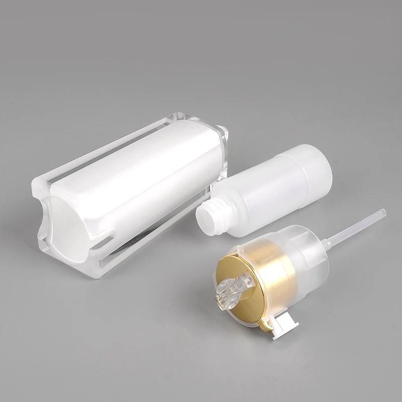 In Stock 10g 30g 50g White Gold Black SkinCare small face Cream Jar Bottle Luxury Acrylic plastic Cosmetics Packaging Containers