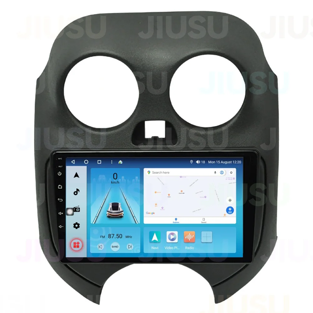 Автомагнитола на Android 12 GPS DVD-плеер стерео мультимедийная аудиосистема для Nissan March Micra K13 2010-2015 с Carplay DSP DAB
