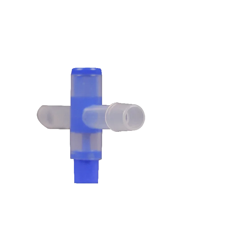 disposable urine collection bag cross valve pvc suction catheter tube sterilize T valve