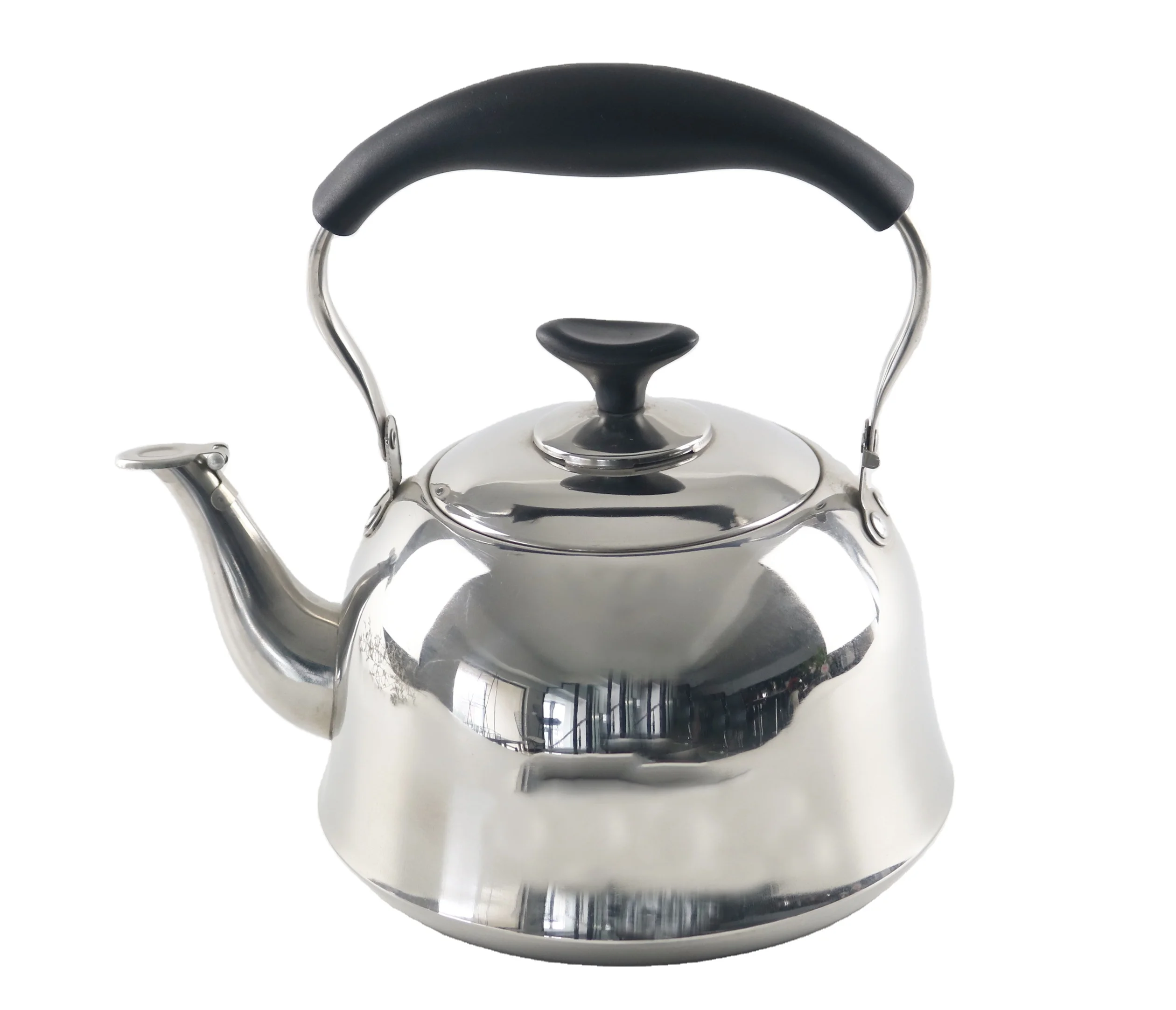 2L Food Grade Design Household Single Wall Stainless Steel Water Kettle Portable inductor use Tea Pot