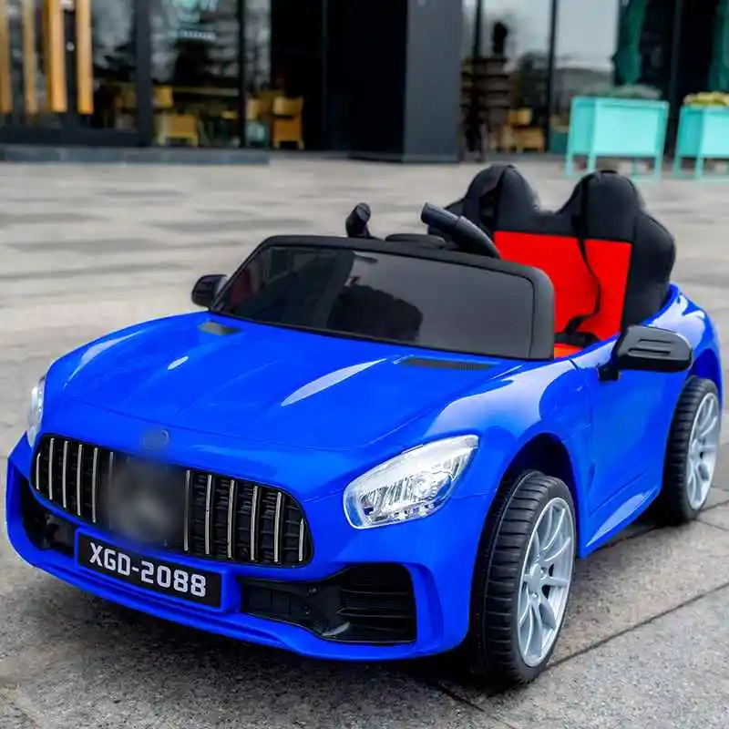 2024 популярный высококачественный электрический игрушечный автомобиль с пультом дистанционного управления новый двухместный 12 В велосипедный для детей