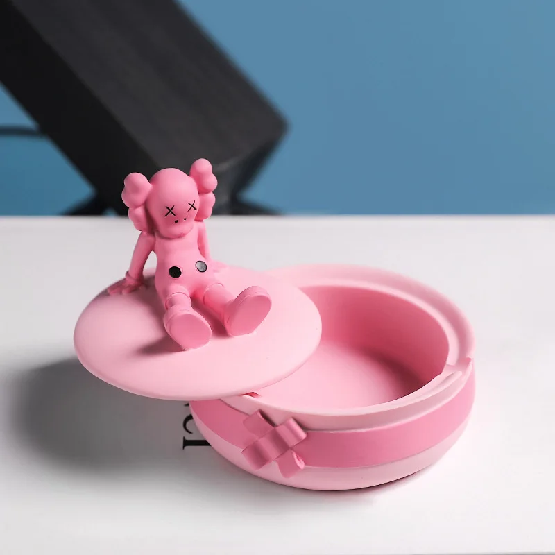 Violent Bear Creative Ashtray Resin Crafts Living Room Cafe Bar Desktop Crafts Small Ornaments Smoking Lovers Gifts