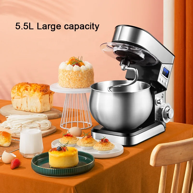 Arriart Commercial Electric Kitchen Aid Stand Mixer Machines Commercial Bread Pizza Spiral Dough Mixer Machine 5L