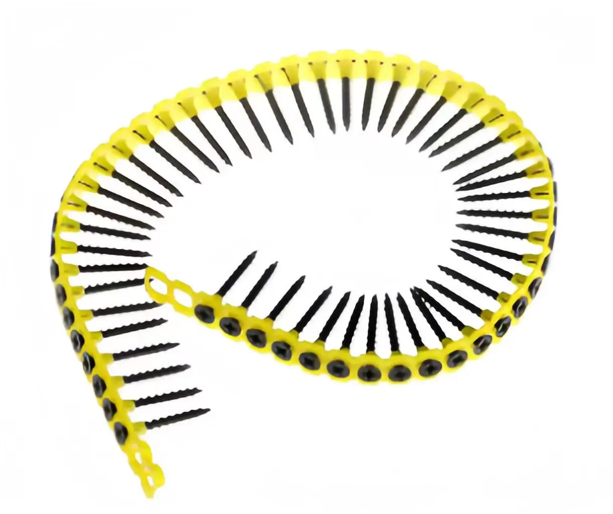 Drywall plastic strip nails 3.0x35mm zinc plated or Ruspert collated strip screws for drywall board