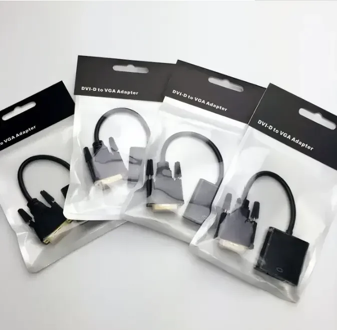 DVI-D 24+1 to VGA Active Adapter Converter 1080p Laptop computer monitor projector frequency dvi to vga adapter