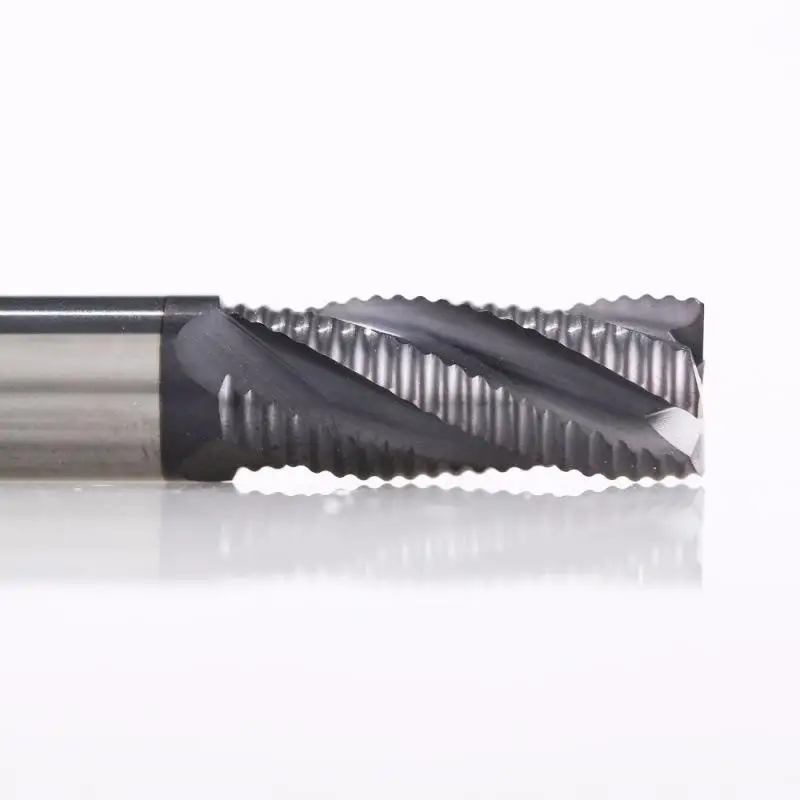 HRC 45/50/55/60/65 4 Flute End Mill For Steel CNC Carbide Coating Square Milling Cutter 1/2/3/4/5/6/7/8/10/12mm Roughing EndMill
