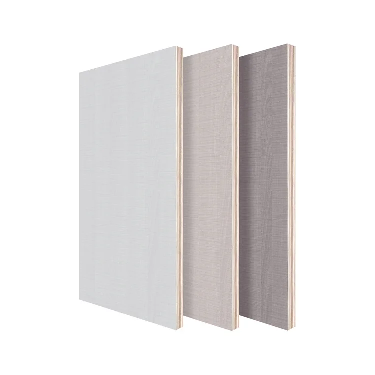 Kapok Panel China Supplier Custom Wood Grain Colored Size Thickness Melamine Laminated  Plywood Board Sheet Price