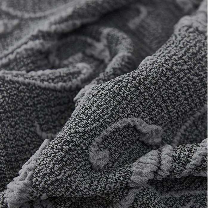 Various pattern jacquard dining chair covers elastic universal chair cover for banquets hotel chair