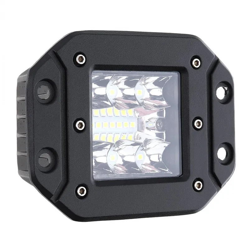 5Inch 12V 24V Offroad Flush Mount LED Pods SUV Work Lamp Truck Tail Light For Auto Car 4x4