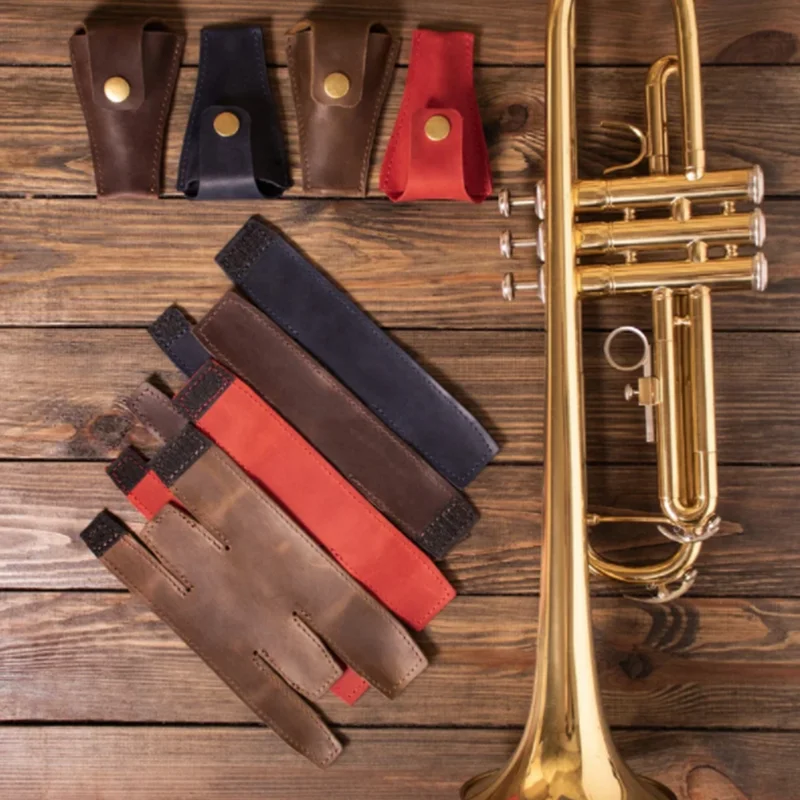 Musical instrument accessories trumpet protective sleeve gift choice PU leather personalized trumpet protector holder