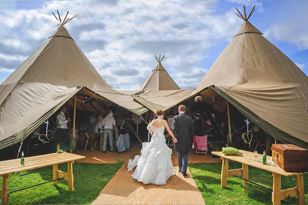 Indian Wedding  Decorations Event Wedding Party Tipi Pyramid  Outdoor Tent