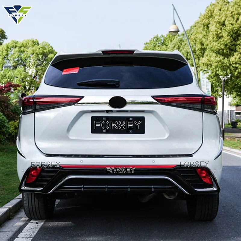 High Performance Body kit for Toyota H-ighlander 2021 2022 upgrade to LC300 include Front bumper assembly Rear diffuser