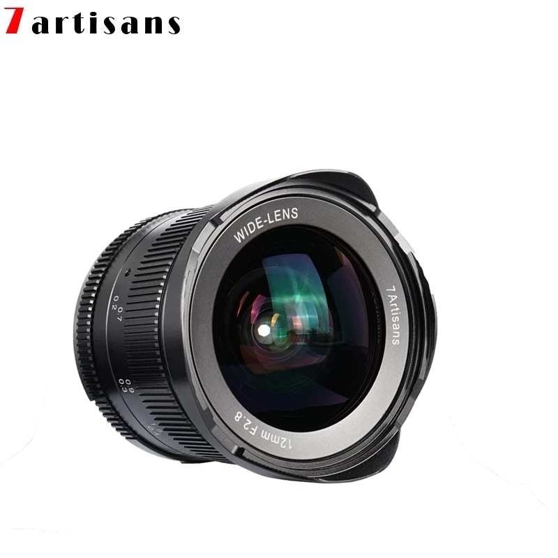 7artisans 12 мм F2.8 ручной объектив с фиксированным фокусным расстоянием APS-C макро камеры объектива Sony NEX E крепление Canon EF-M Fuji FX Macro