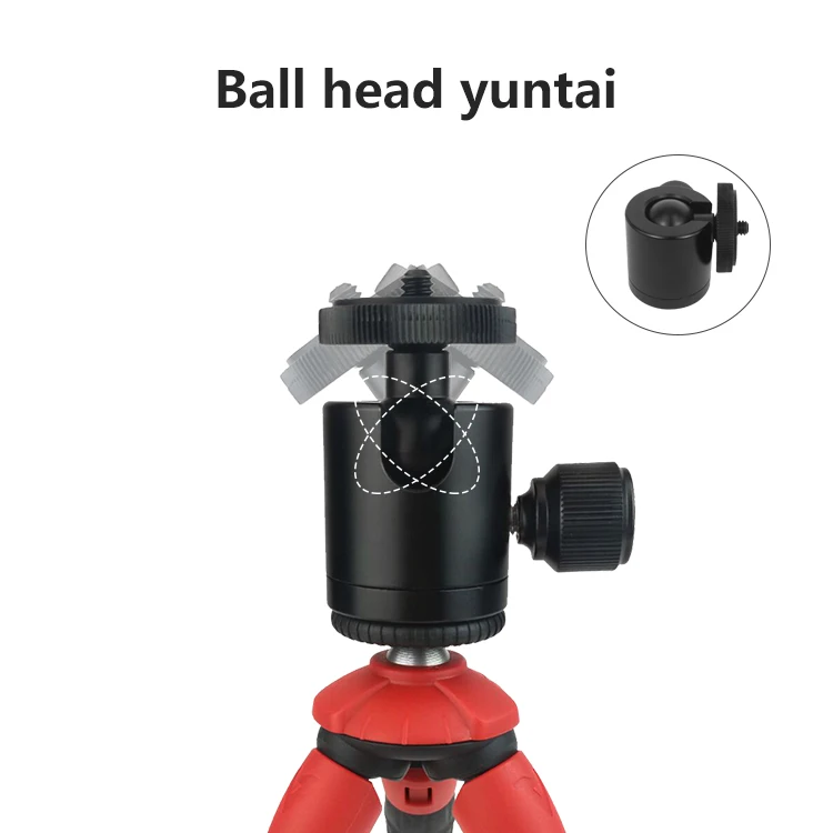 Customized factory cheap price high quality portable octopus cell phone tripod stand for mobile tripod holder