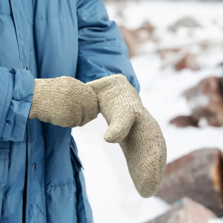 Детская шерстяная перчатка, двухслойная внешняя шерстяная подкладка, 3 м