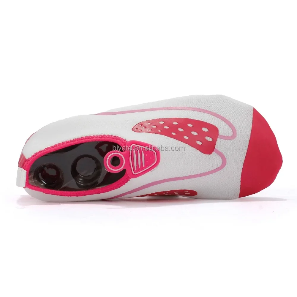 Rubber children swim water shoes beach surfing shoes for kids girls