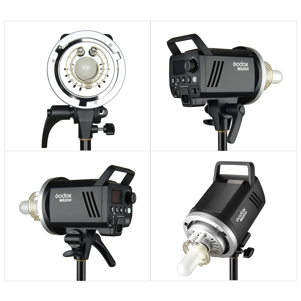 Godox studio flash MS300 MS200 compact studio flash photograph shooting light