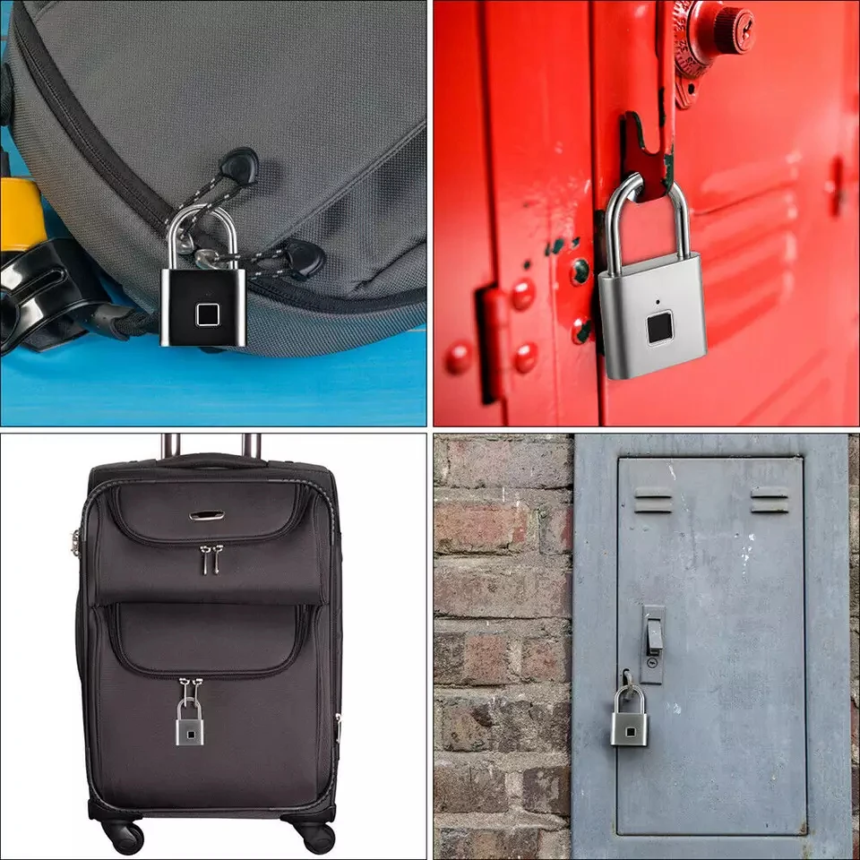 IP65 Outdoor Waterproof Smart Digital Fingerprint Door lock/Smart Biometric Fingerprint Padlock