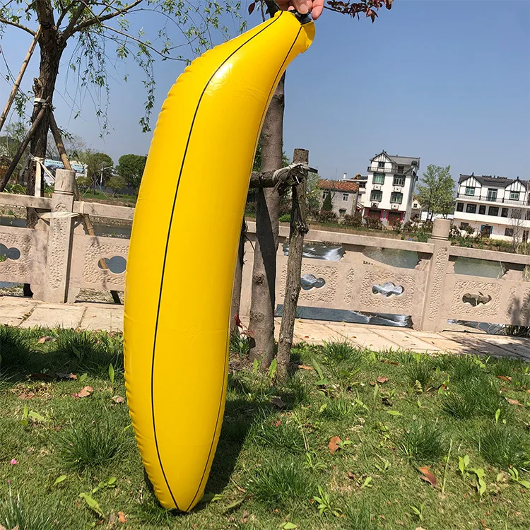 Inflatable Banana Kit Include 70 Inch Banana float,Inflatable Pool Banana,Banana Party Decorations