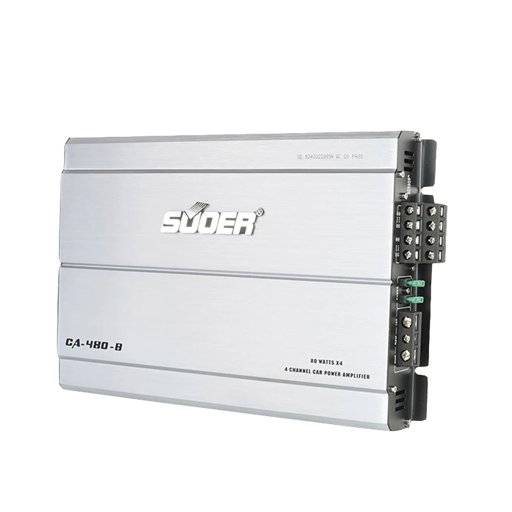 Suoer CA-480-B 1000 watts rms power discount car amplifier