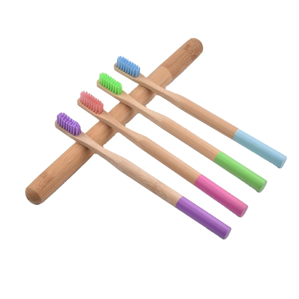 AIWO Free Sample Custom Wholesale Biodegradable Eco Friendly Soft Bamboo ToothBrush