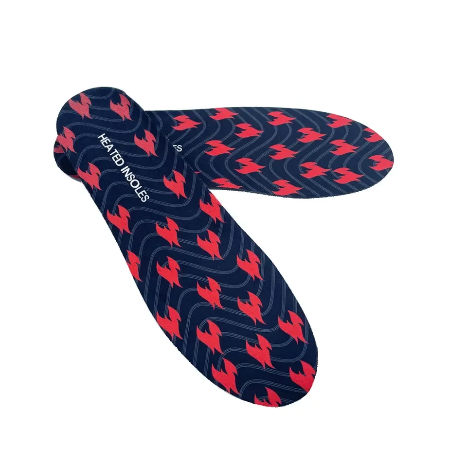 Electric Heated Insoles for Men Women Winter Foot Warmer Rechargeable Heating Shoes Insoles for Skiing Hiking MotorCyling