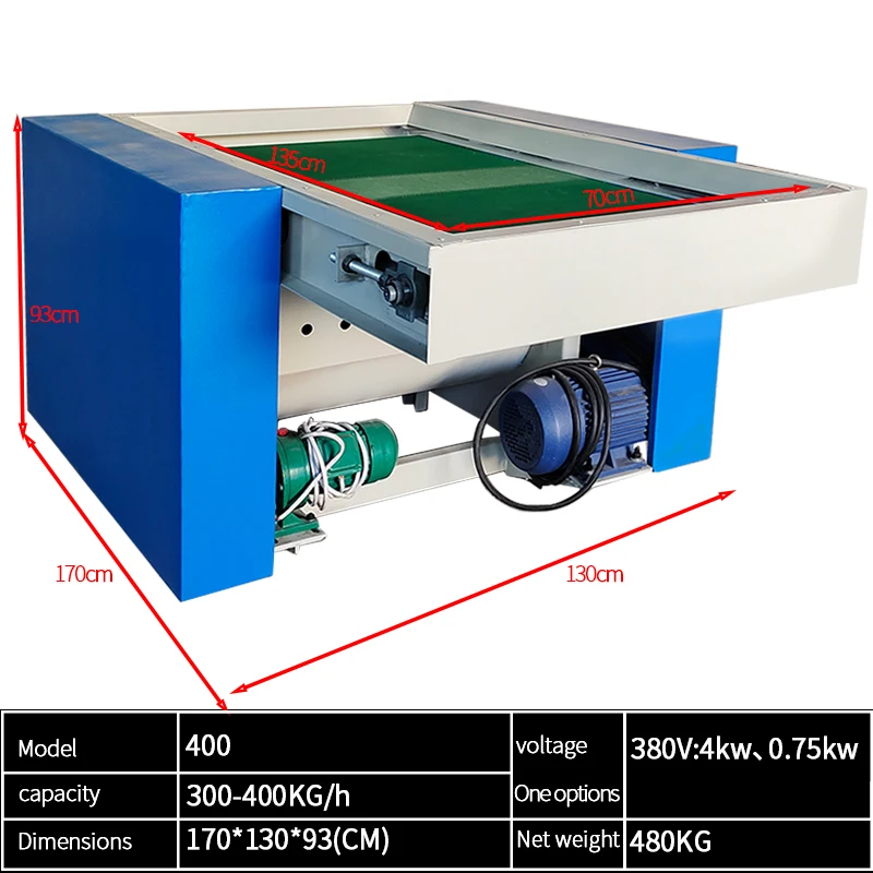 factory price  polyester fiber opening  machine for home textile