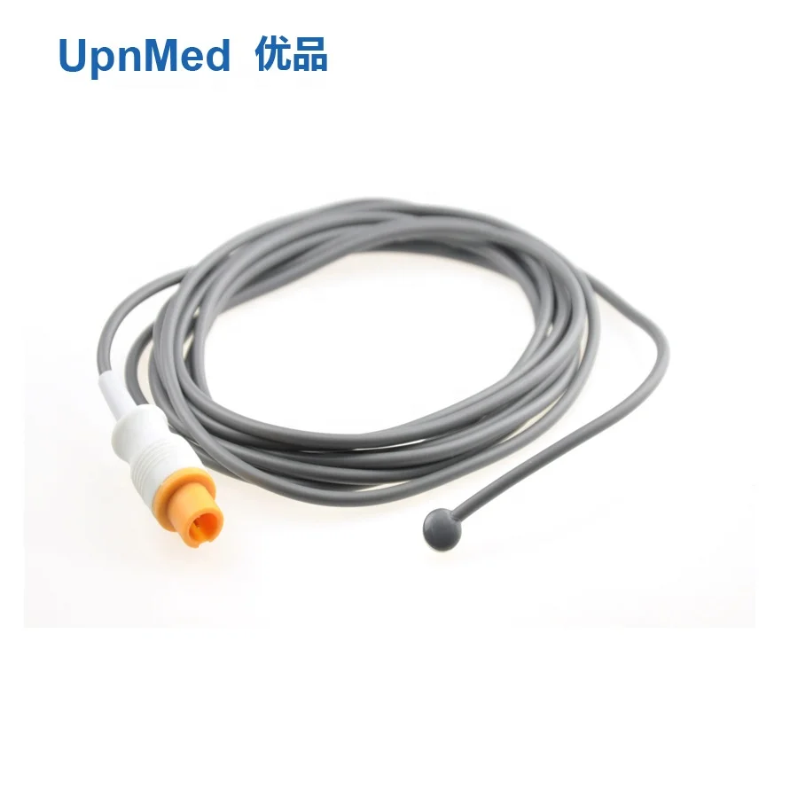 Mindray T5/T8 temperature probe,adult skin-surface,round 2-pin