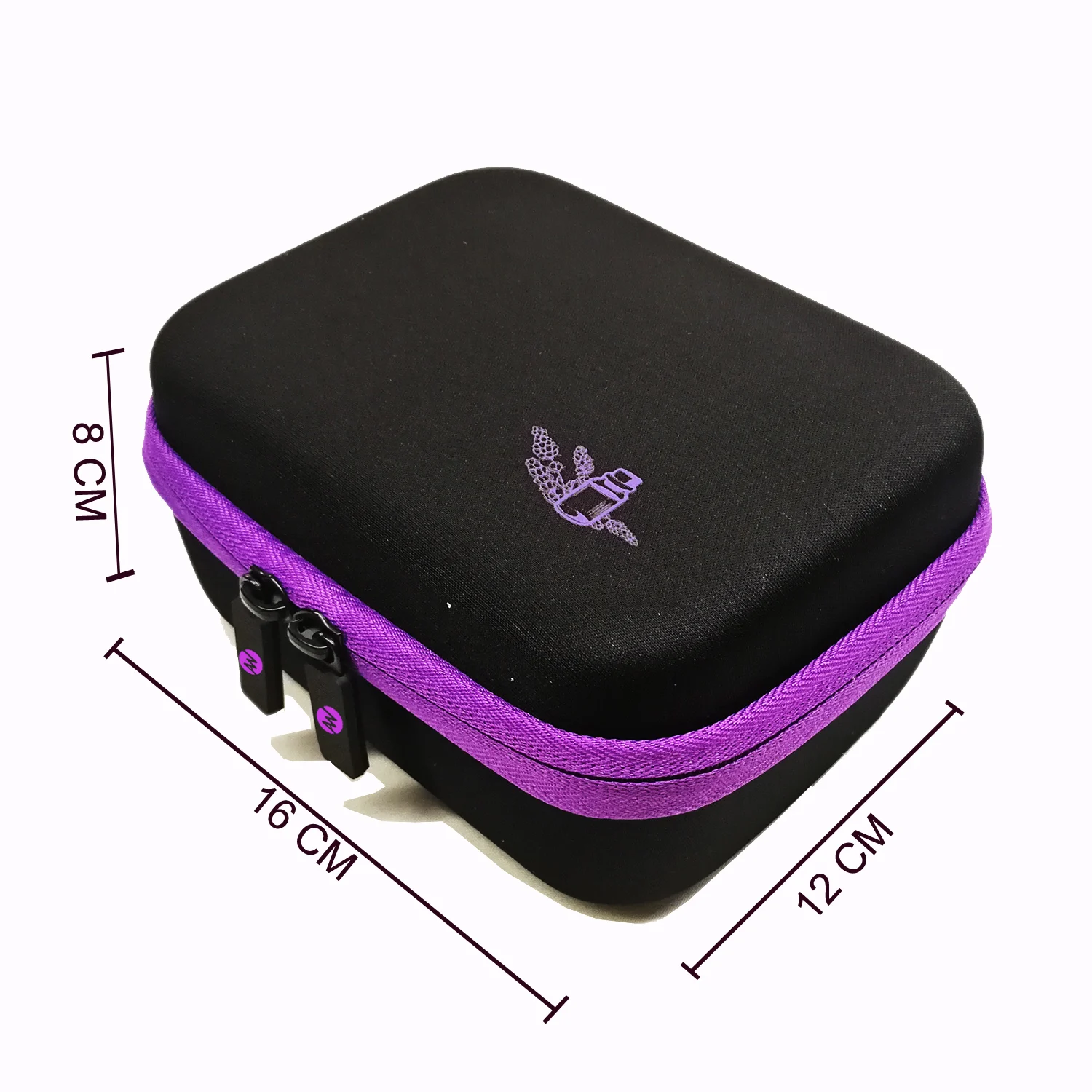 New Design 15 Slots Webbing Handle EVA Essential Oil Carrying Case with Shockproof Cut Foaming