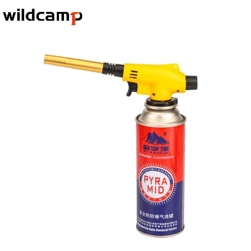 Wildcamp lpg propane heating torch blue flame lighter gun butane gas welding torch