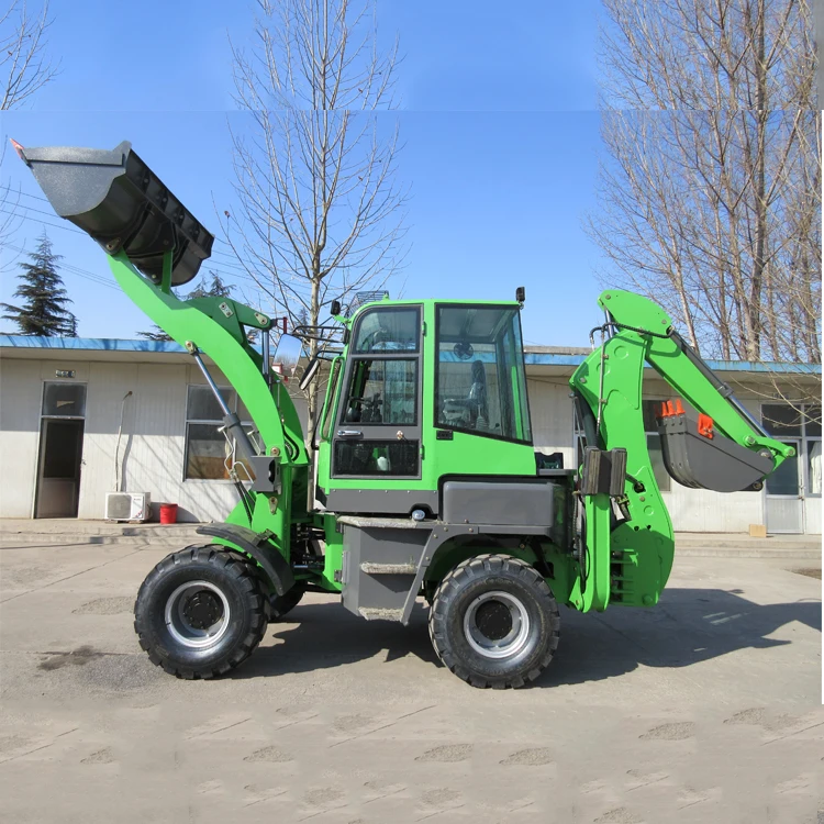 
Flexible Mini Operation Small Garden Tractor Digging Towable Backhoe Loader 